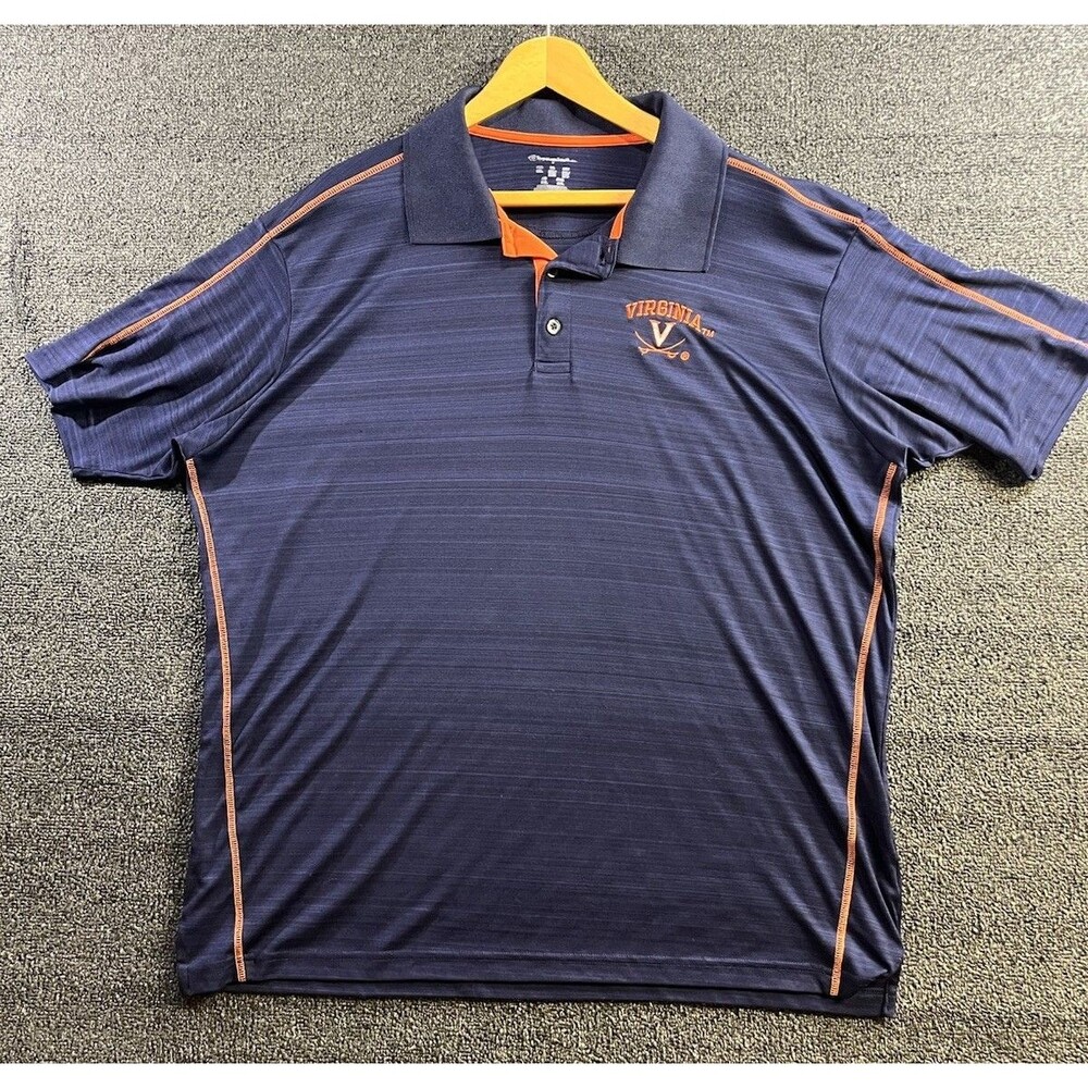 Champion Virginia Cavaliers Mens‎ 2XL Golf Polo Shirt Short Sleeve - Picture 2 of 7